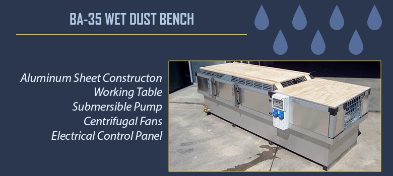 Wet Dust Collector Bench